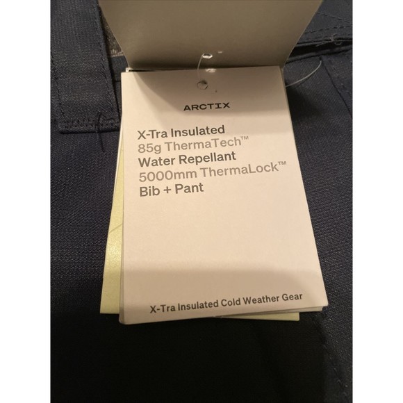 Arctix Kids Snow Pants with‎ Reinforced Knees and Seat, Blue Night, Large - Picture 3 of 16